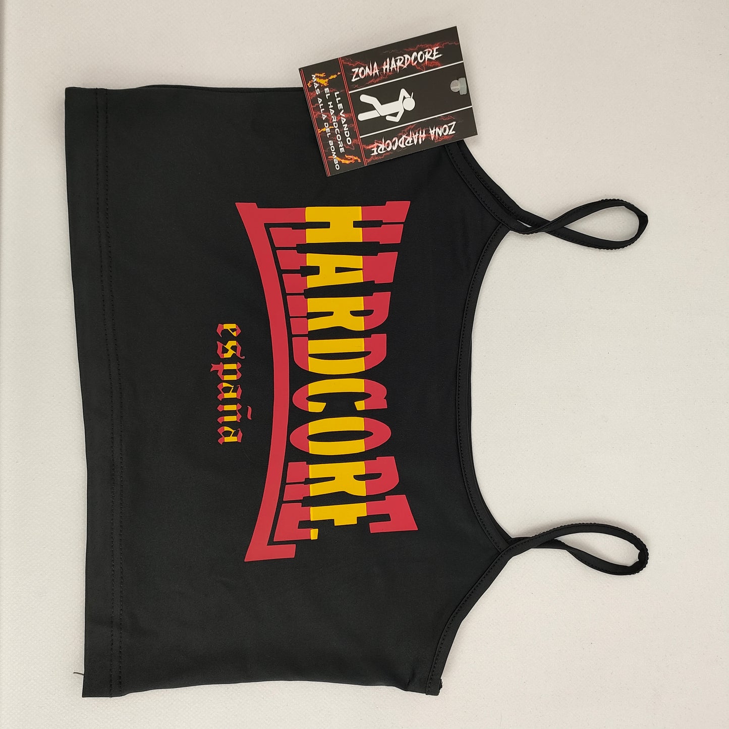 foto top hardcore españa negro diseño bandera española - Zona Hardcore