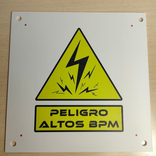 Cartel de Peligro por BPM,s