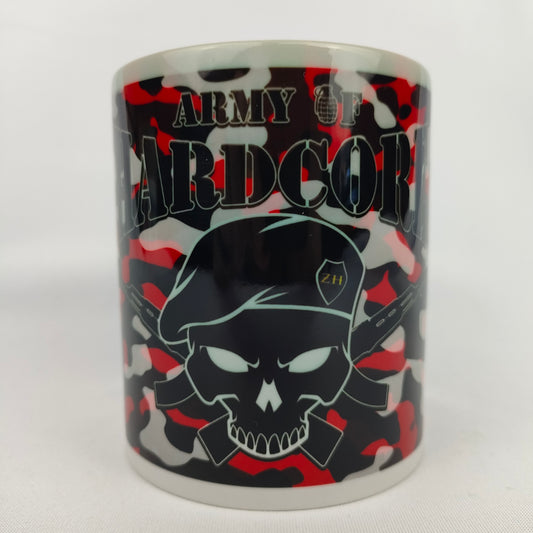 Taza Army of Hardcore Rojo