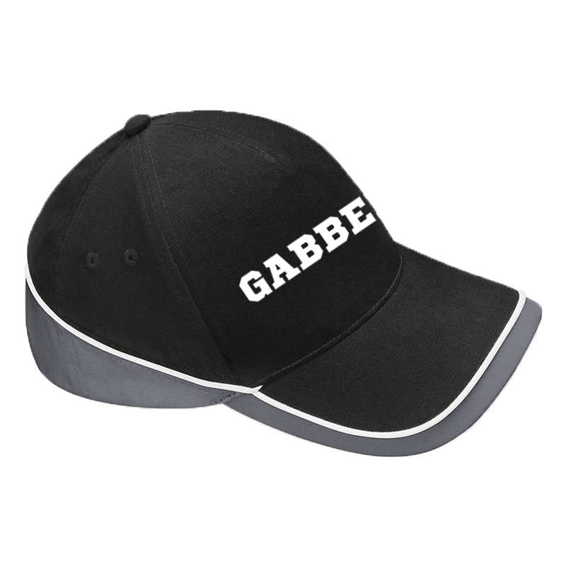 Black/grey cani cap